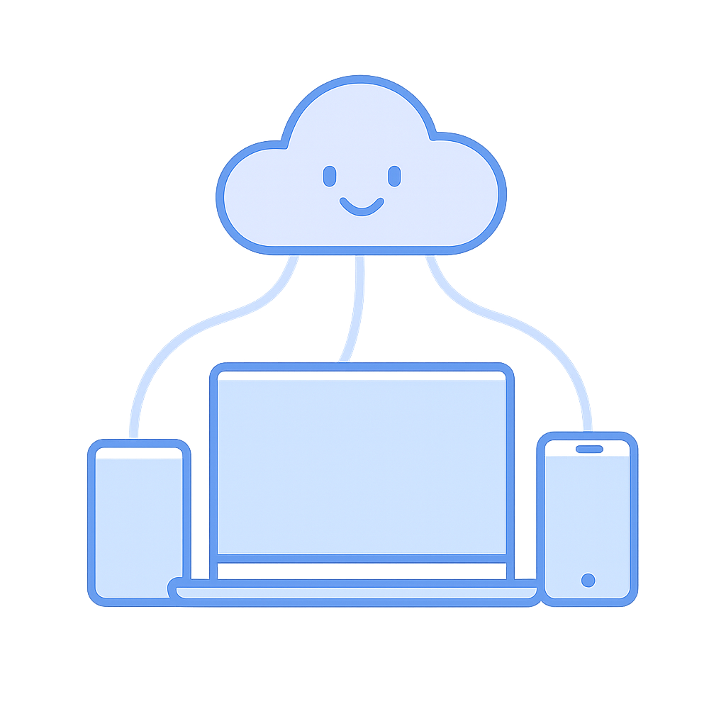 Multi-device compatibility illustration